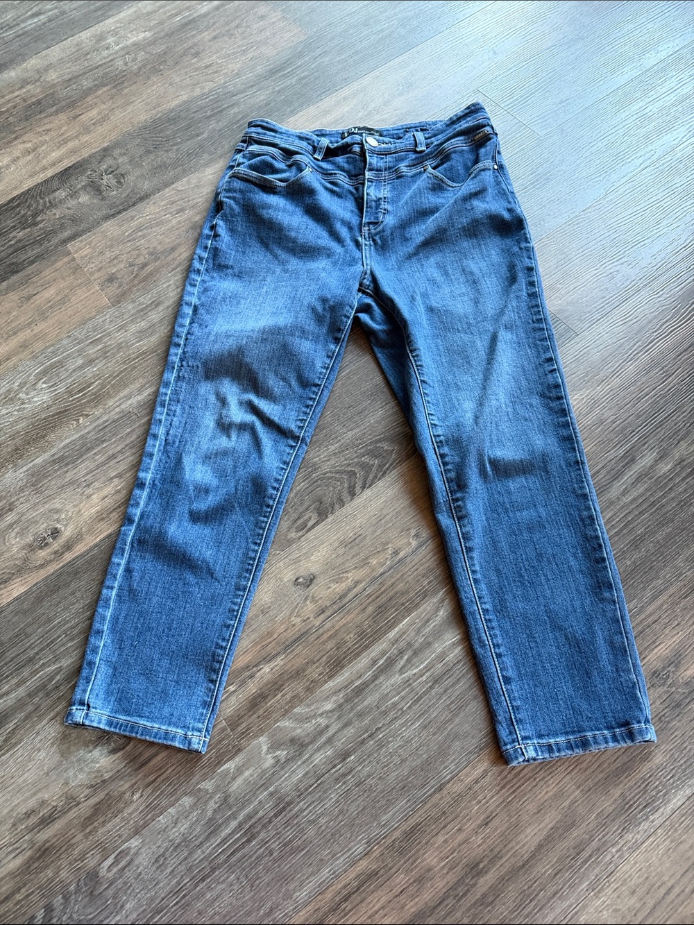 Women's FDJ Straight Leg Jeans in Denim Blue Sz 12